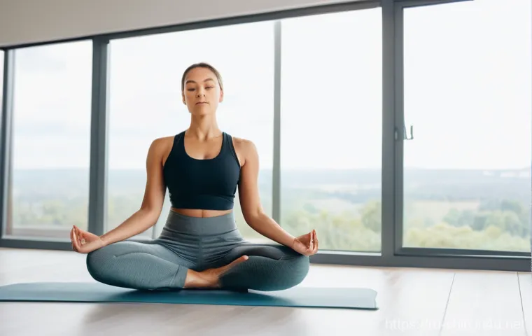 중국어 학습 노트 정리법 - A focused young professional, dressed in smart casual attire, sits at a clean, modern desk in a well...